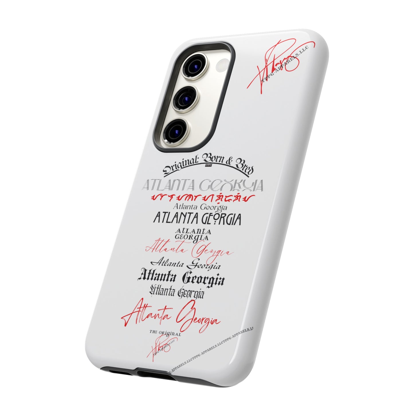 'ATL-Original Born & Bred' Design ~ Apple iPhones * Google Pixel * Samsung Galaxy Cases