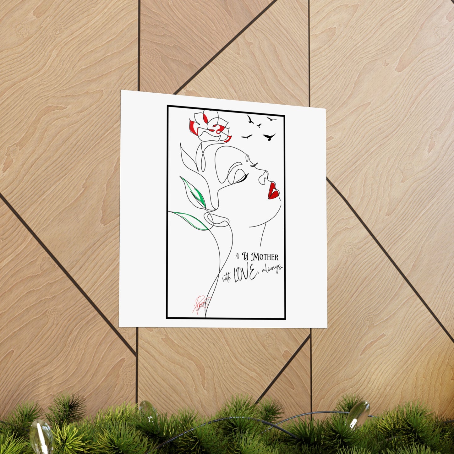 "Mother's Day" Vertical Matte Posters