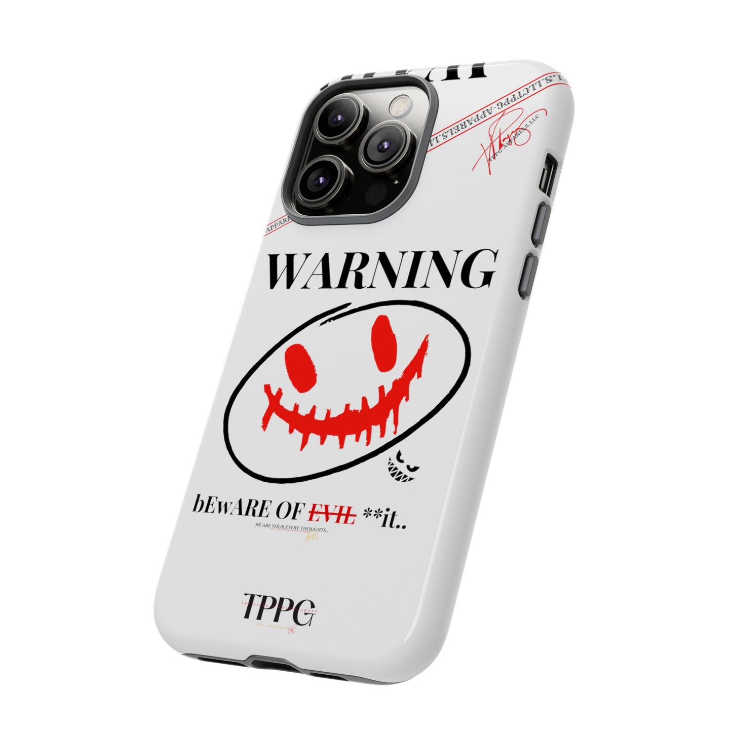 "WARNING-Evil"-Apple iPhones * Google Pixel * Samsung Galaxy Cases