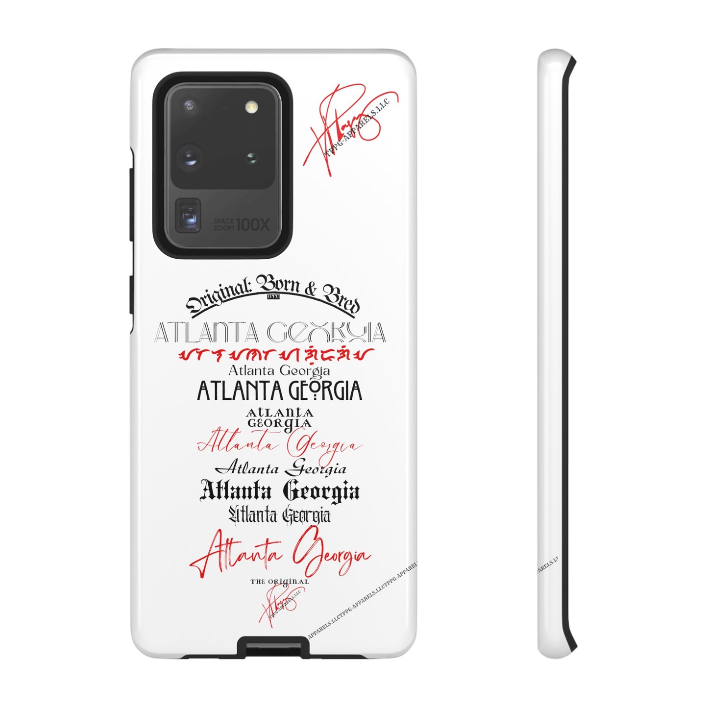 'ATL-Original Born & Bred' Design ~ Apple iPhones * Google Pixel * Samsung Galaxy Cases