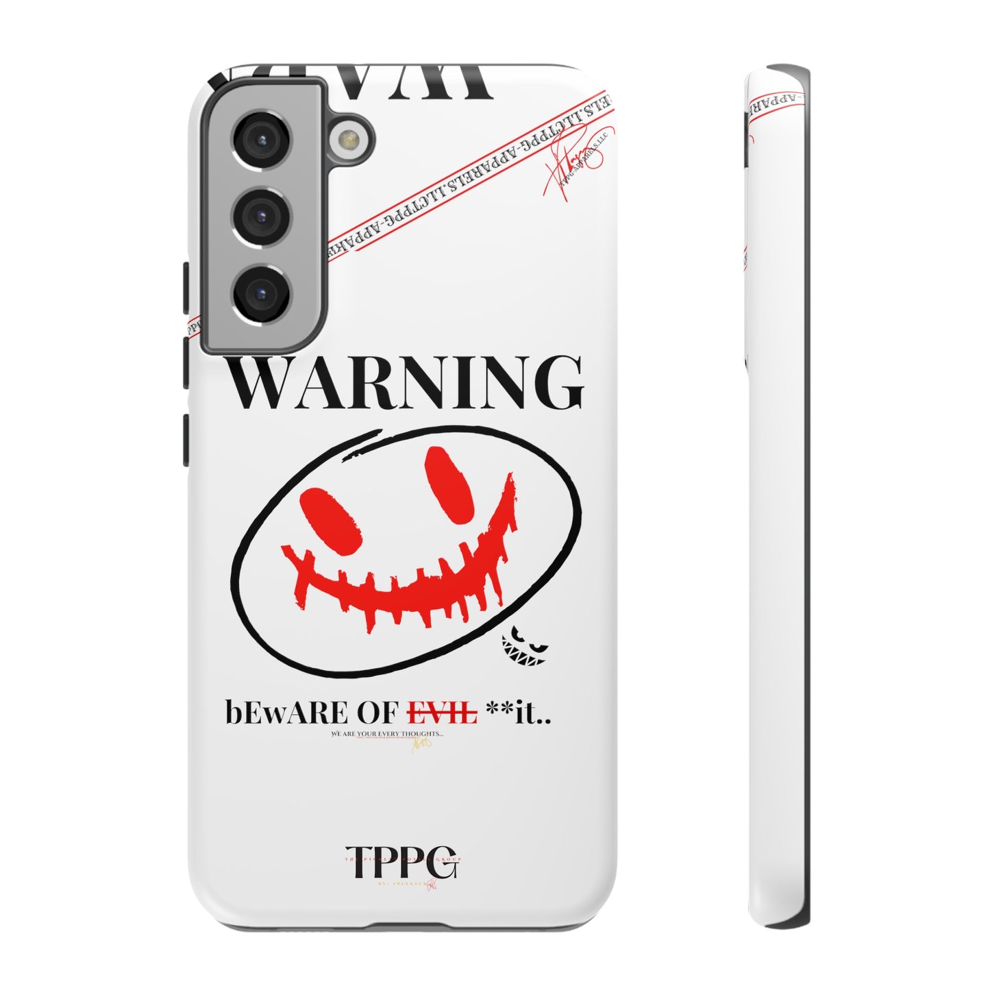 "WARNING-Evil"-Apple iPhones * Google Pixel * Samsung Galaxy Cases