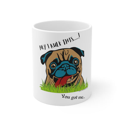 11oz White 'Pet" Ceramic Mug from the 'TPPG-Apparels' Collection