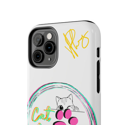 Guys Another one of our Cutest "Cat Mom" Pet Designs (in a White Base Color) Verision from the 'TPPG Collection' Line carries Several sizes of the "iPhone Series" Tough Phone Cases