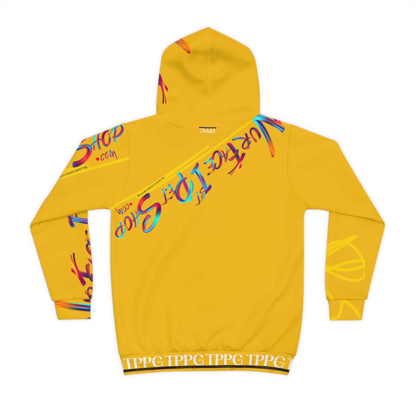 Kids/Children's (Golden Yellow) "TPPG Pet" Hoodie/Sweatshirt in 6 sizes