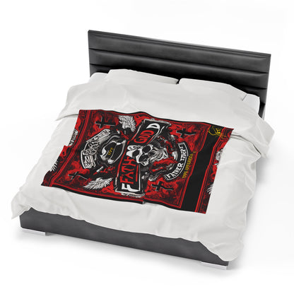 Plush "Father God Bikers" Blanket