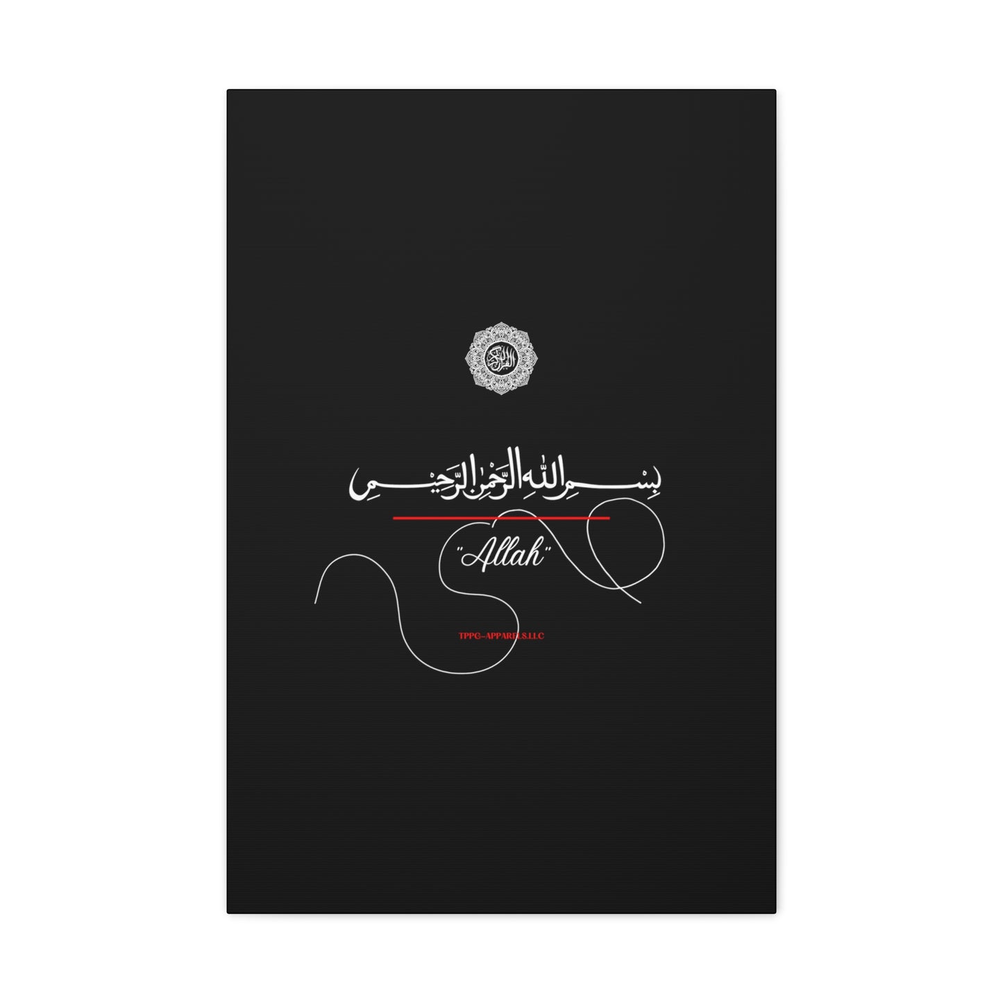 From our "TPPG Brand Arabic Faith Collection" - "Allah.." Canvas Gallery Wraps