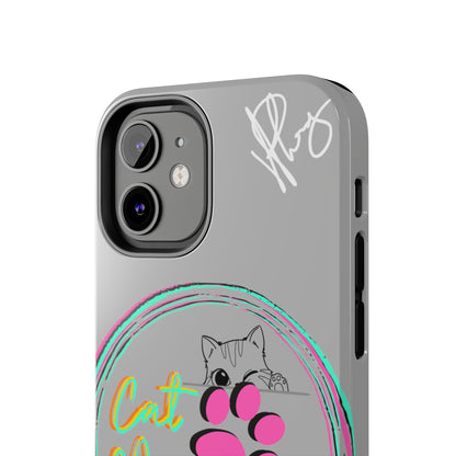 Here is another one of our Cutest "Cat Mom" Pet Designs (in a Light Grey Base Color) Verision from the 'TPPG Collection' Line carries Several sizes of the "iPhone Series" Tough Phone Cases