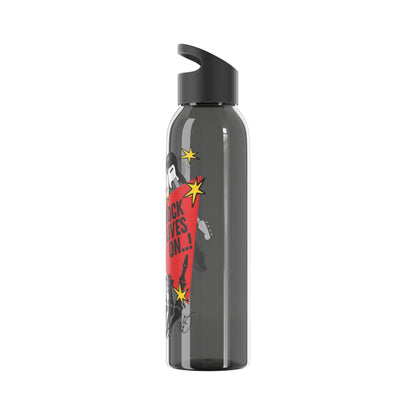 21.9oz "Rock On" Sky Water Bottle by the 'TPPG-Apparels' Collection