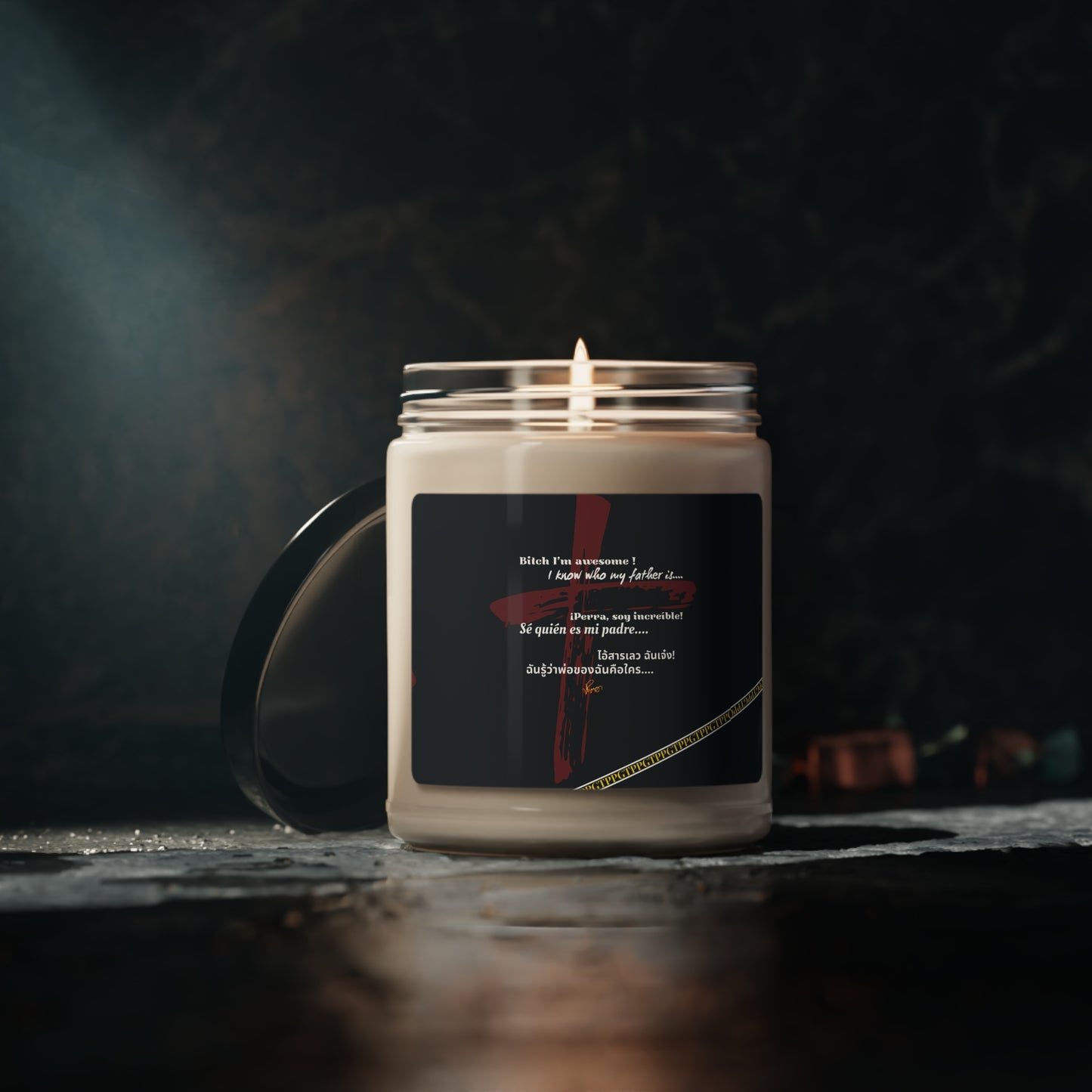 Scented Soy Candle "Bitch I'm Awesome"- 9oz (Several Scents Available)