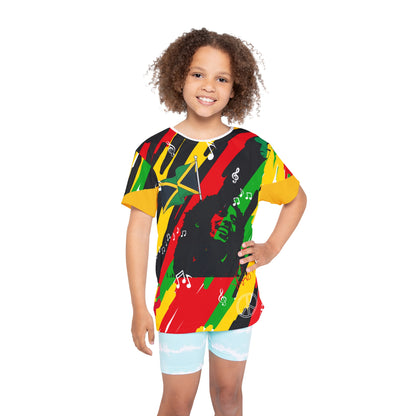 Kids Sport "Bob Marley" Design Jersey/Tee-By:"TPPG-Apparel" Juniors Collections