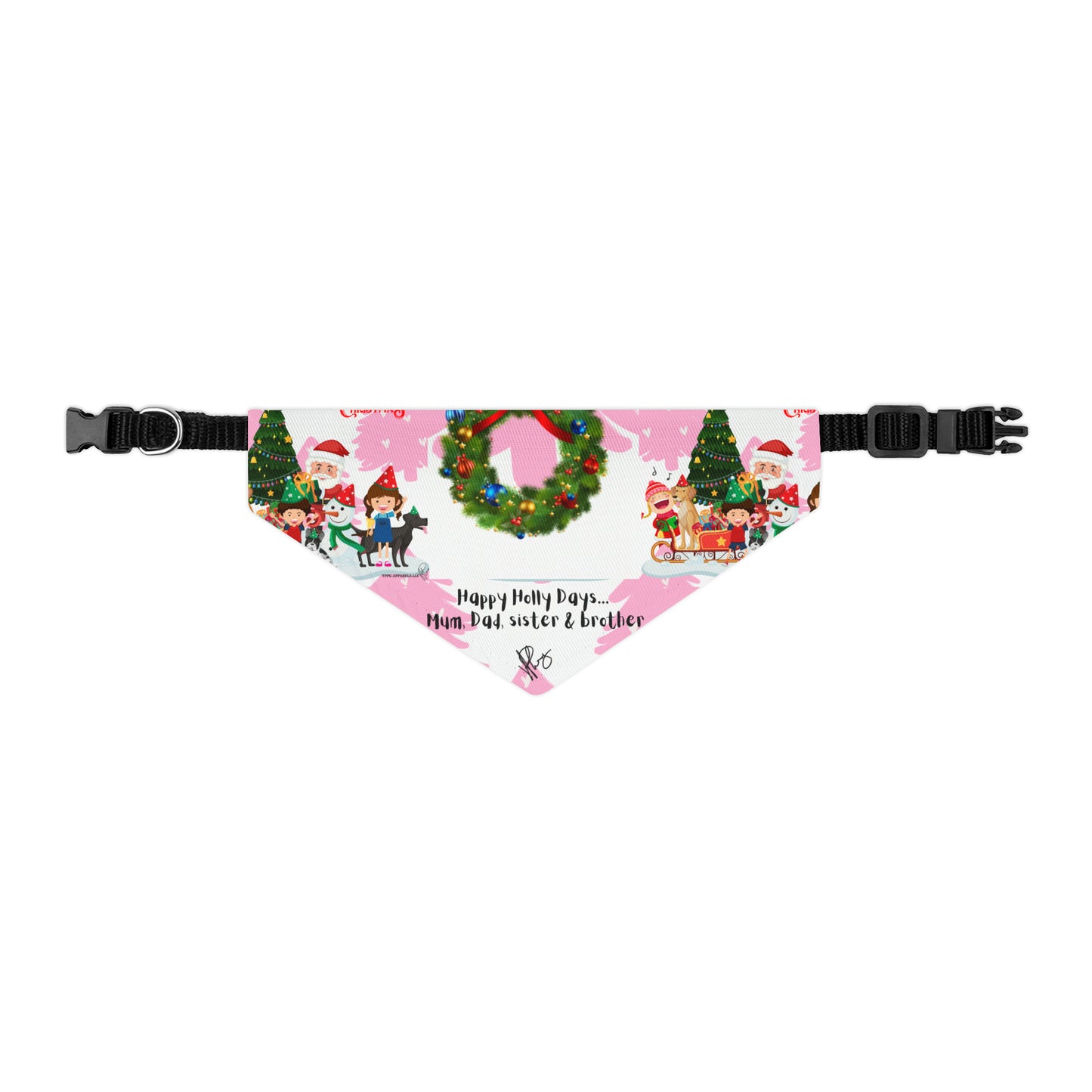 "TPPG Holiday Pet Collection"- Pet Bandana Collar