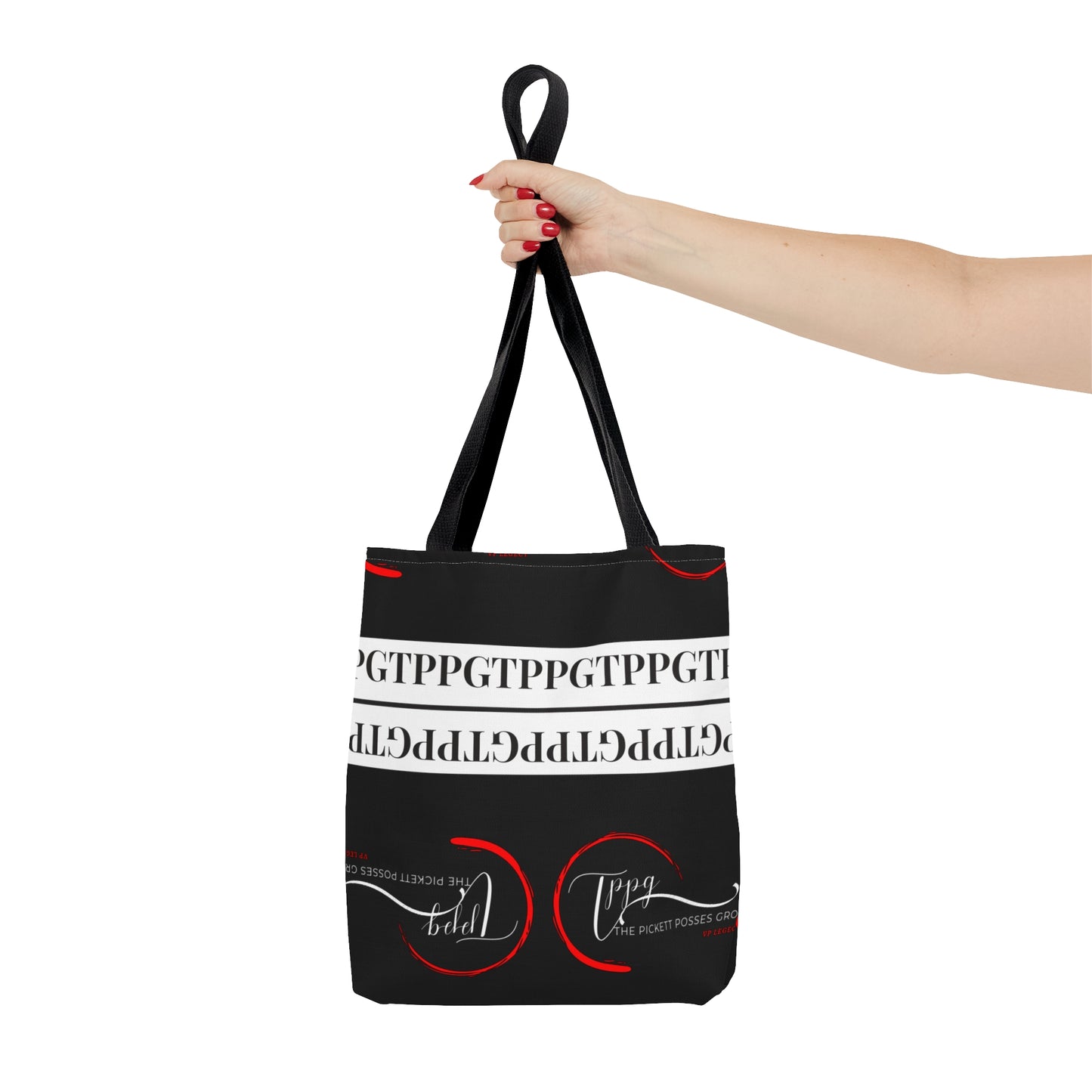 Stylish & Practial "TPPG_Apparels" Brand Tote in 3ct. different sizes. Always handy for any carrying all things necessary for any casual occasion.