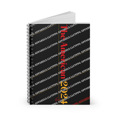 Spiral Ruled Lined (The American 2024) Notebook-118 pages