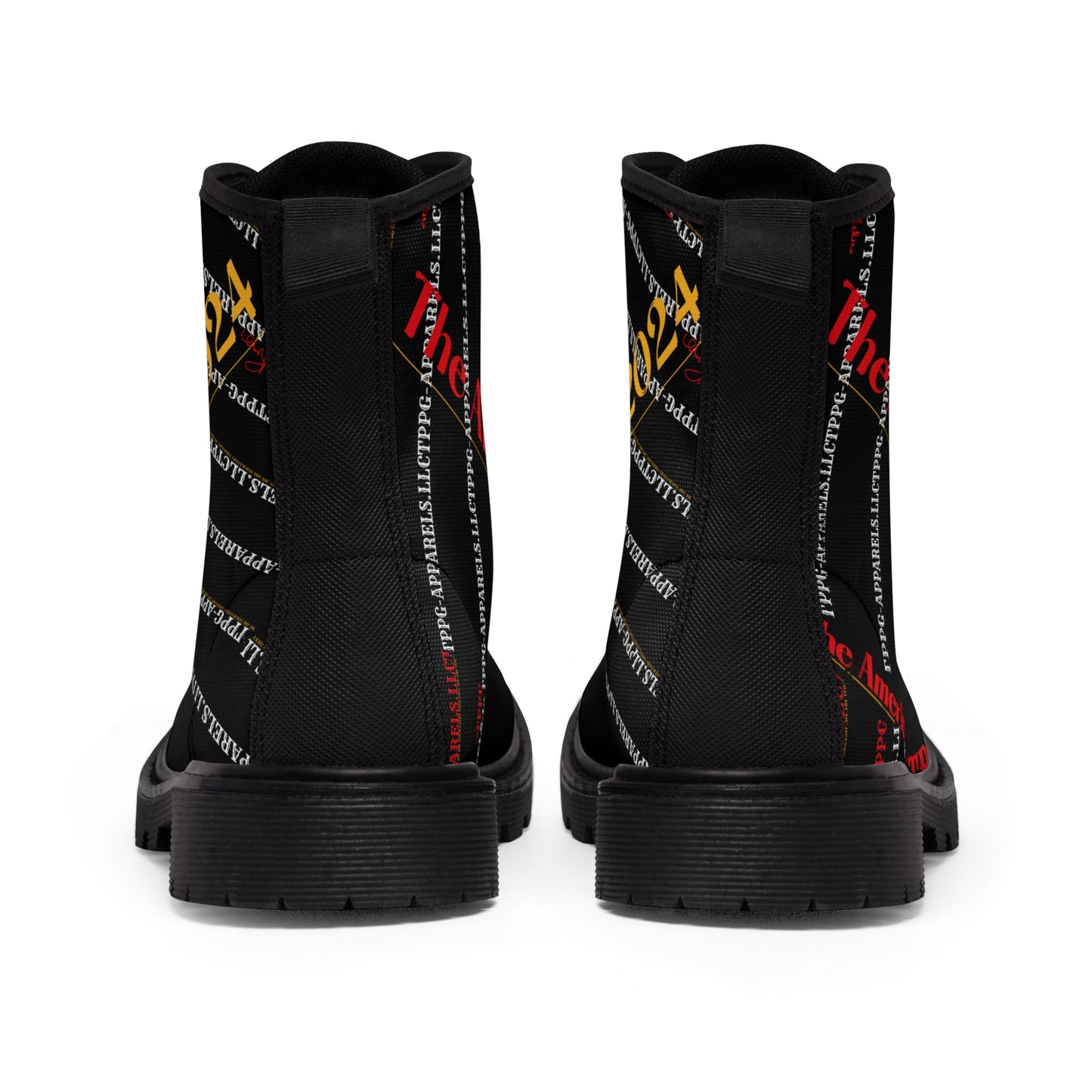 Men's Canvas "The American 2024" Designer Boots