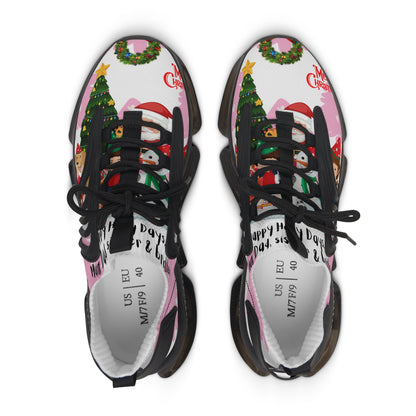 Women's ('Holiday') Mesh Sneakers By the 'TPPG-Apparels Brand Christmas Collection'