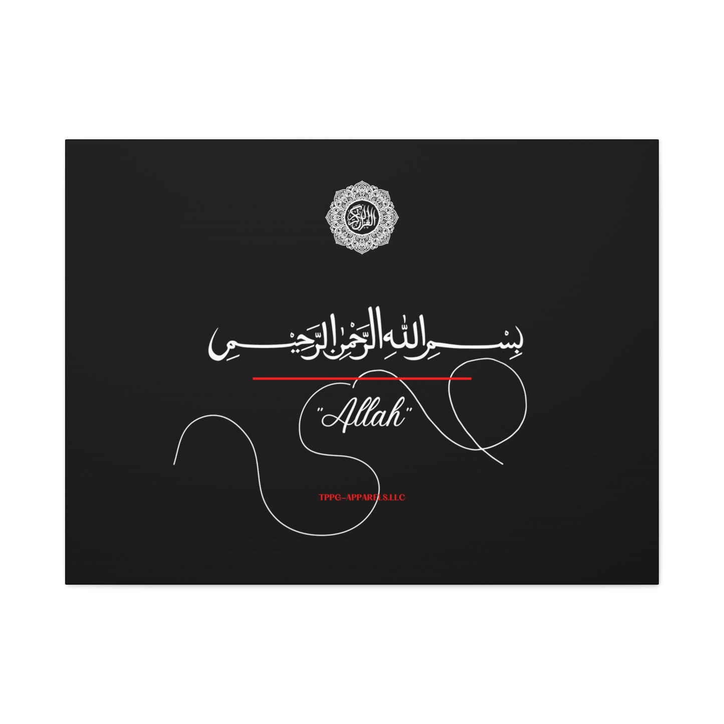 From our "TPPG Brand Arabic Faith Collection" - "Allah.." Canvas Gallery Wraps