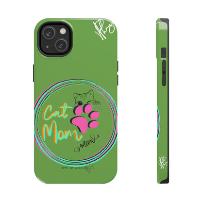 Guys here's another one of our Cutest "Cat Mom" Pet Designs (in a Light Green Base Color) Verision from the 'TPPG Collection' Line carries Several sizes of the "iPhone Series" Tough Phone Cases