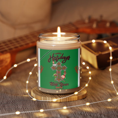 Holiday 9oz (Cinnamon or Vanilla) Scented Candle from él "TPPG-Apparels Holiday 2024 Collection"