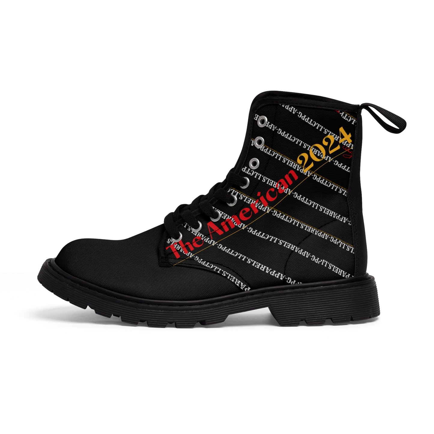 Men's Canvas "The American 2024" Designer Boots