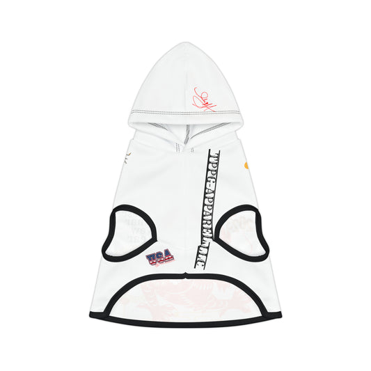 Chinese Lunar Holiday/New Year (Cute White & Red) Pet Hoodie by "TPPG-Apparels" Holiday Collections