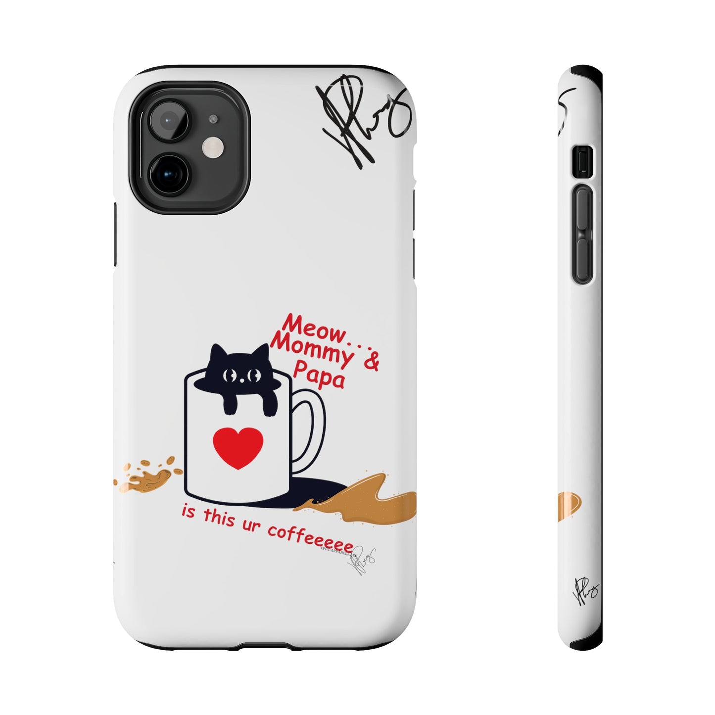 Guys here's another one of our Cutest Pet Designs (in a White Base Color) Verision from the 'TPPG Collection' Line carries Several sizes of the "iPhone Series" Tough Phone Cases