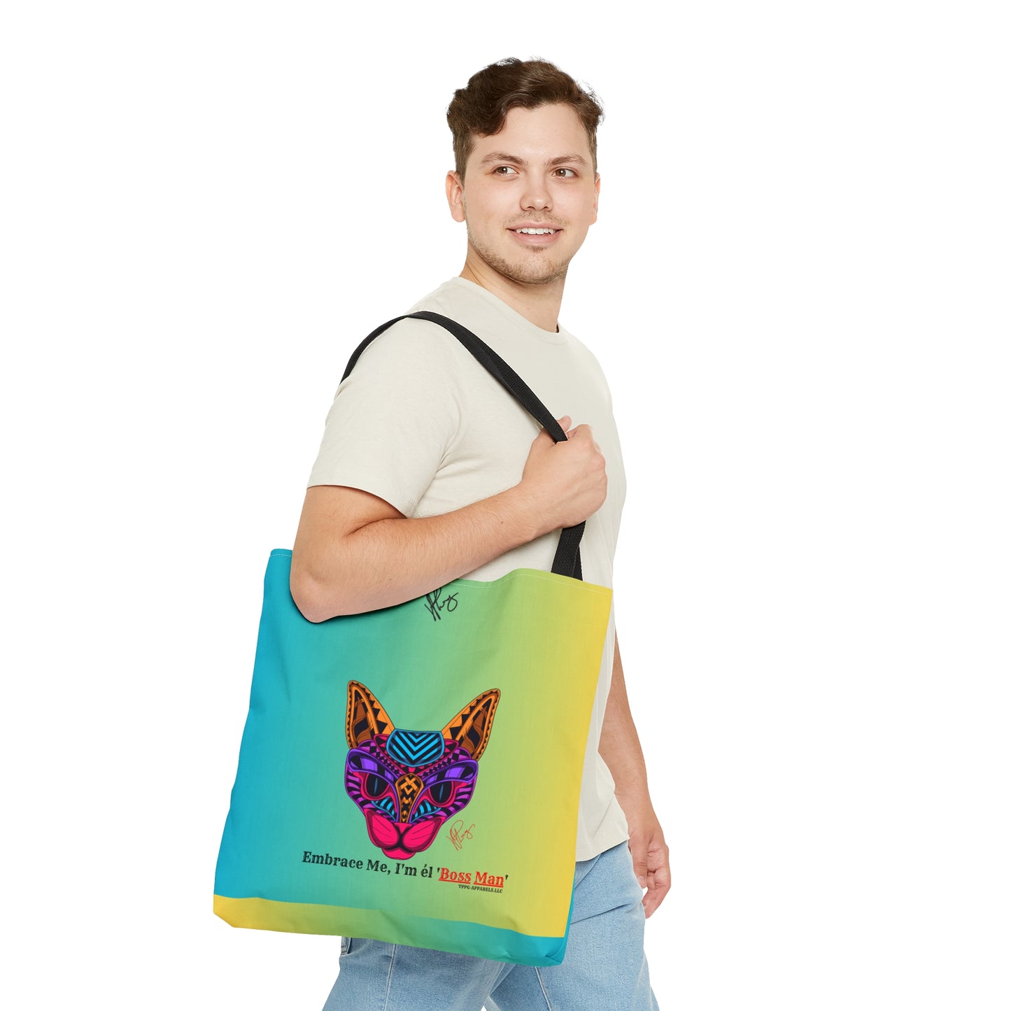 Bold & Stylish (Pet Design) Tote from the "TPPG-Apparels" Brand Tote in 3ct. different sizes. Always handy for any carrying all things necessary for any casual occasion.