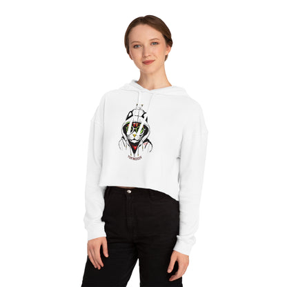 Women’s Cropped Hooded "Fun'iki2024" Sweatshirt