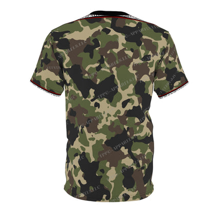 "TPPG-Apparels" Presents a Sleek Casual Green Camo  'Tagless' Premium Style Casual Unisex T-Shirt