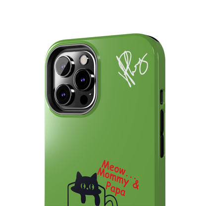 Ok Guys here's another one of our Cutest Coffee Pet Designs (in a Light Green Base Color) Verision from the 'TPPG Collection' Line carries Several sizes of the "iPhone Series" Tough Phone Cases