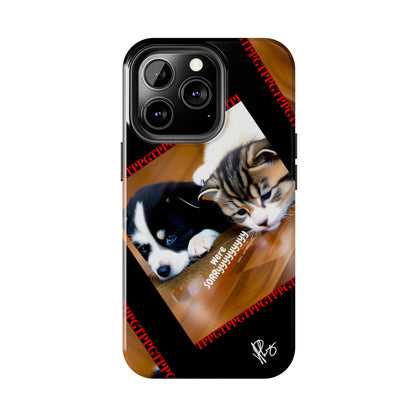 Our Cutest Pet Design ("We're Sorryyyy") Verision from the 'TPPG Collection' Line carries several sizes of the "iPhone Series" Tough Phone Cases