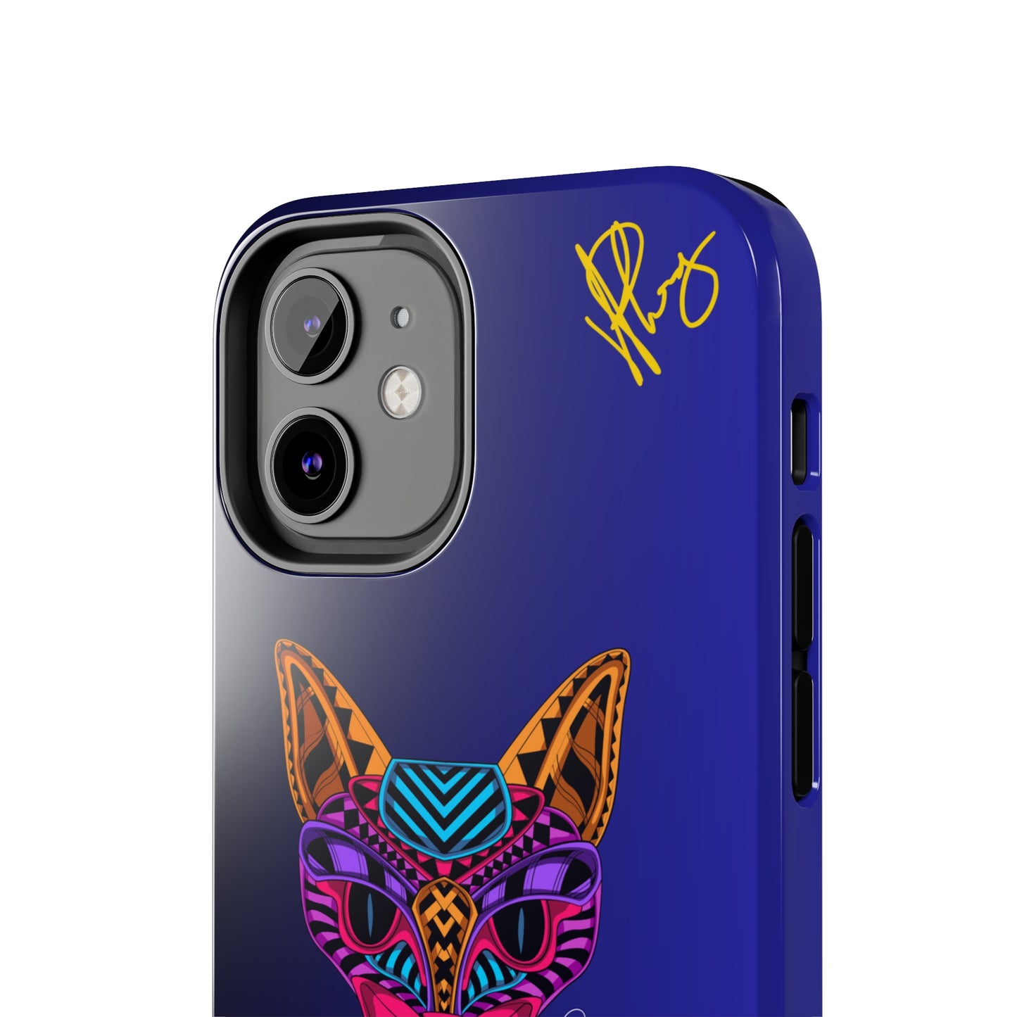 Cat Designs Phone Cases - iPhone/Samsung Galaxy & Google Pixel (Purple/Blue-Multi-Colored)