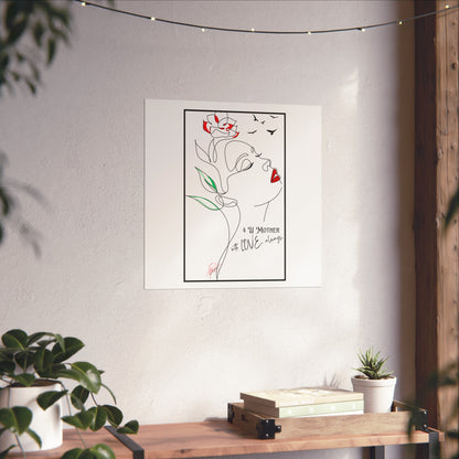 "Mother's Day" Vertical Matte Posters