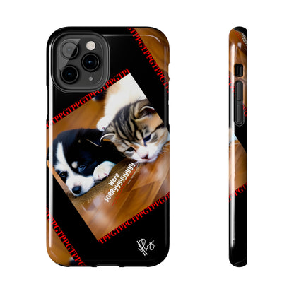 Our Cutest Pet Design ("We're Sorryyyy") Verision from the 'TPPG Collection' Line carries several sizes of the "iPhone Series" Tough Phone Cases