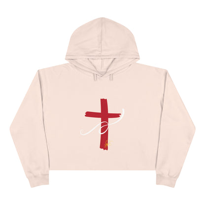 Crop "Cross" Hoodie