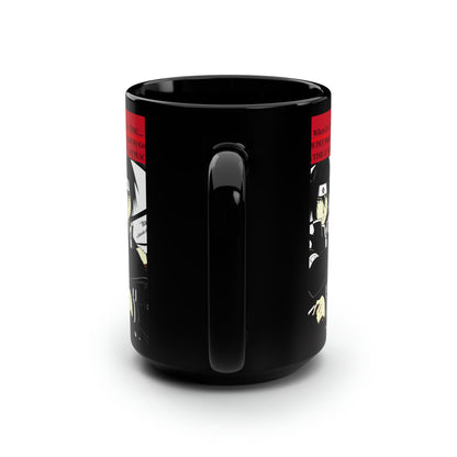 15oz Black Glossy 'Anime-Itachi Uchiha' Coffee/Tea Mug - 'TPPG-Apparels' Brand Collection