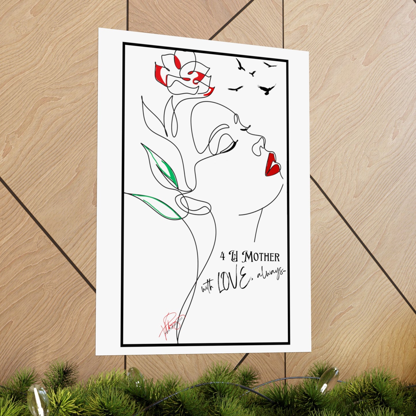 "Mother's Day" Vertical Matte Posters