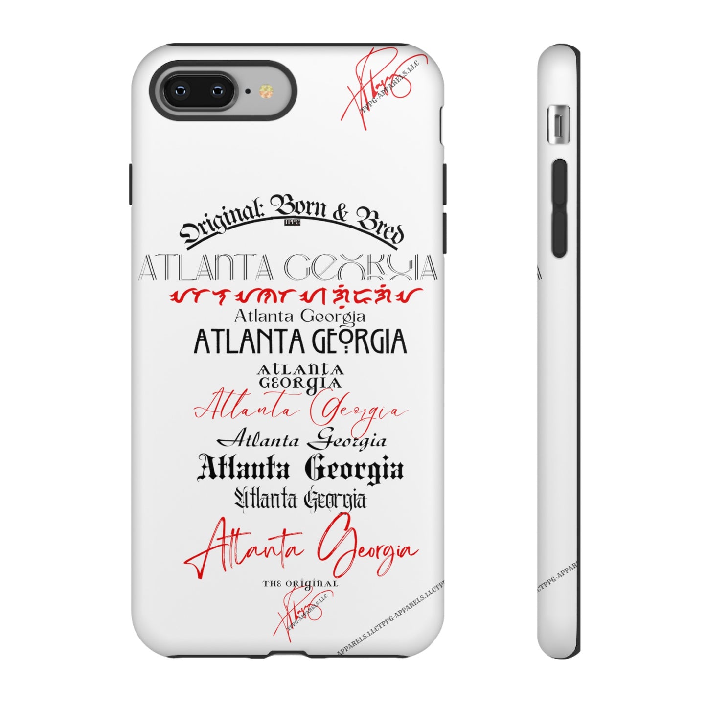 'ATL-Original Born & Bred' Design ~ Apple iPhones * Google Pixel * Samsung Galaxy Cases