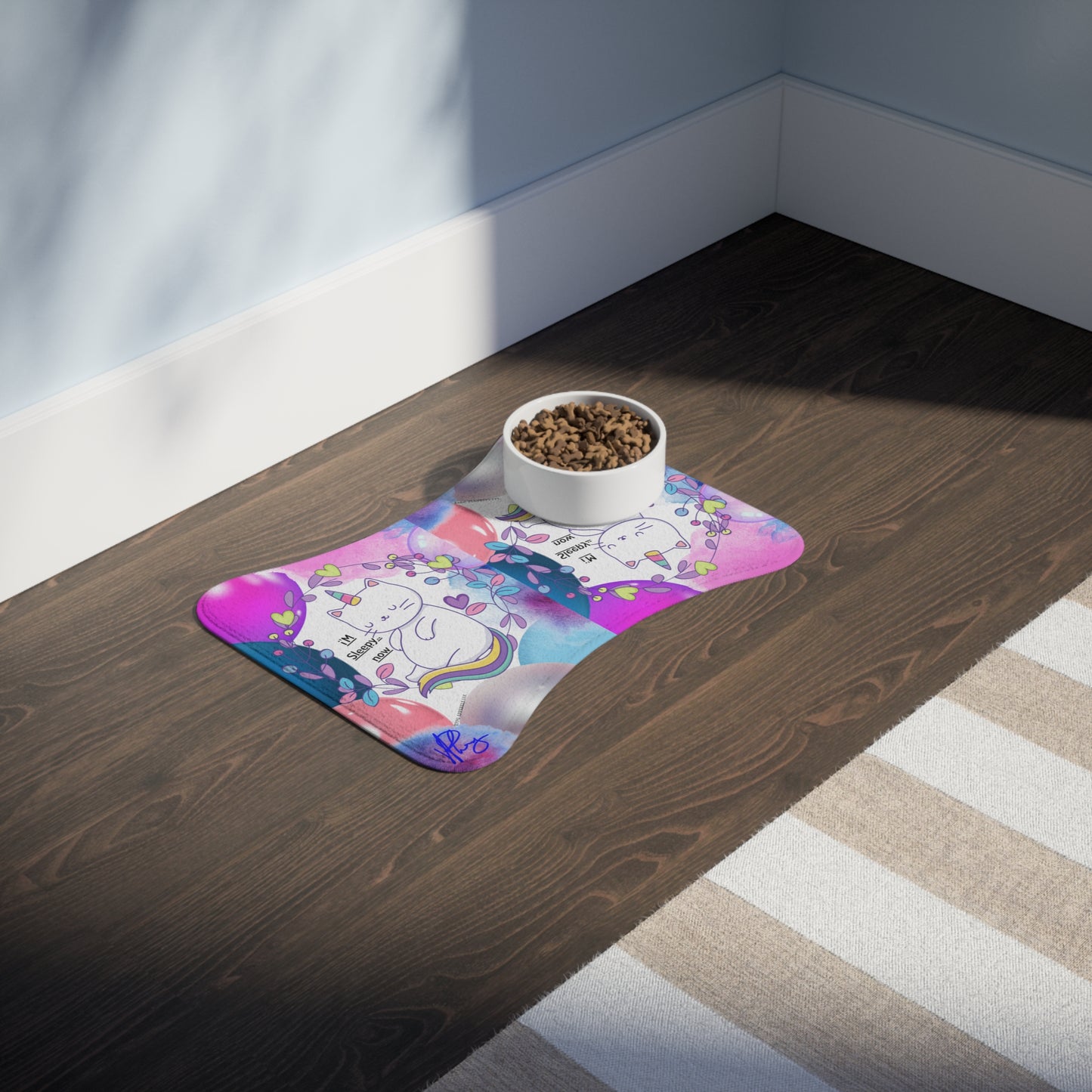 (I'm Sleepy, Now) Pet Feeding Mats