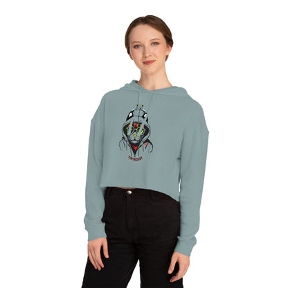 Women’s Cropped Hooded "Fun'iki2024" Sweatshirt