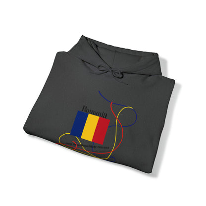 "Romania" Stylish Unisex Heavy Blend™ Hooded Sweatshirt - 6 sizes & colors to choose from