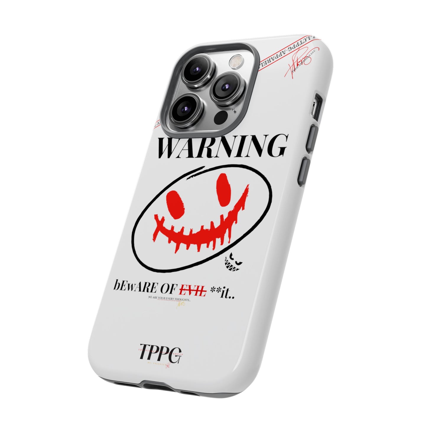 "WARNING-Evil"-Apple iPhones * Google Pixel * Samsung Galaxy Cases