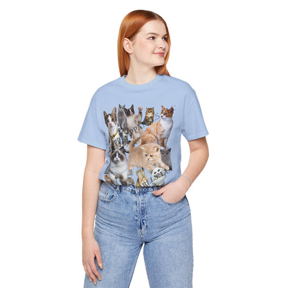 Unisex "Cats" Jersey T-Shirt