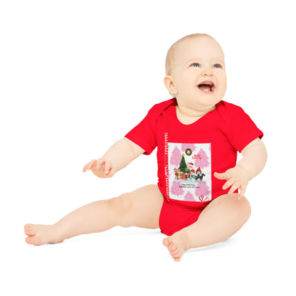 Comfortable, Colorful & Fun Apparels from "TPPG Baby Apparels Collection" Baby Organic Short Sleeve Bodysuit