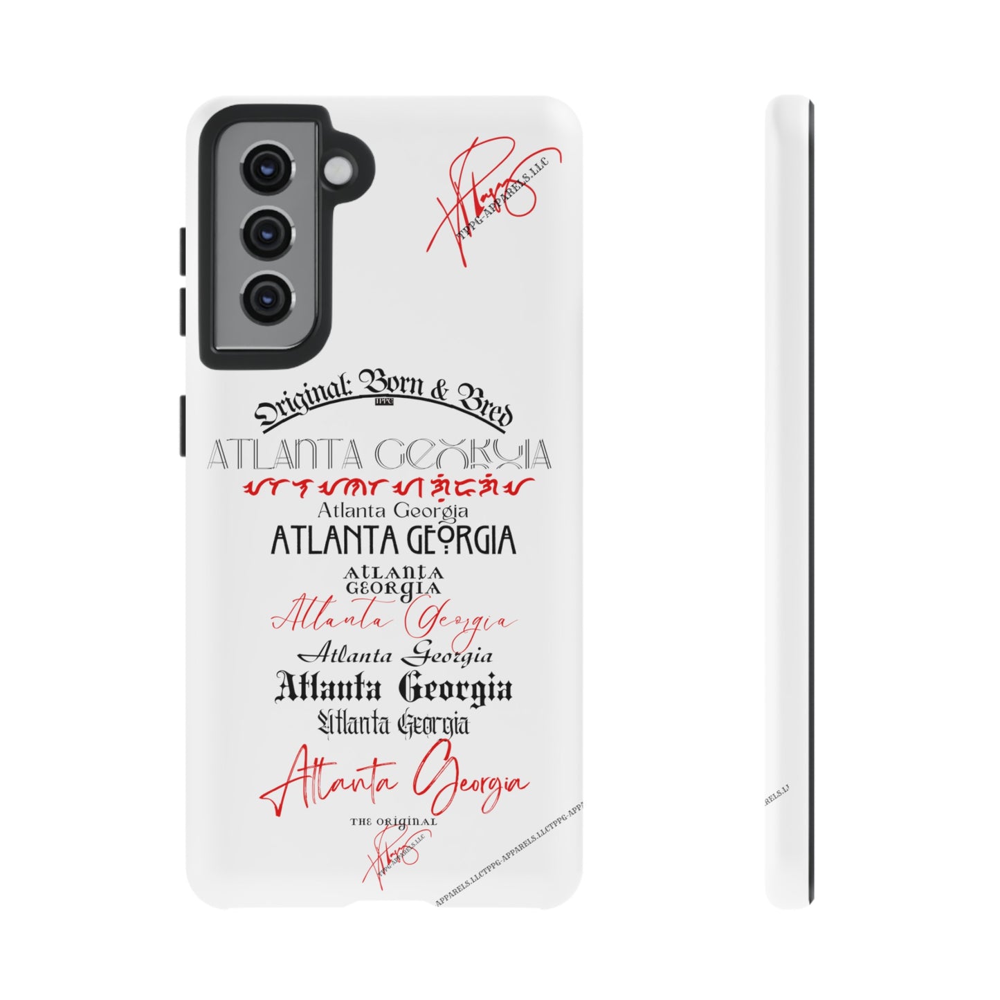 'ATL-Original Born & Bred' Design ~ Apple iPhones * Google Pixel * Samsung Galaxy Cases