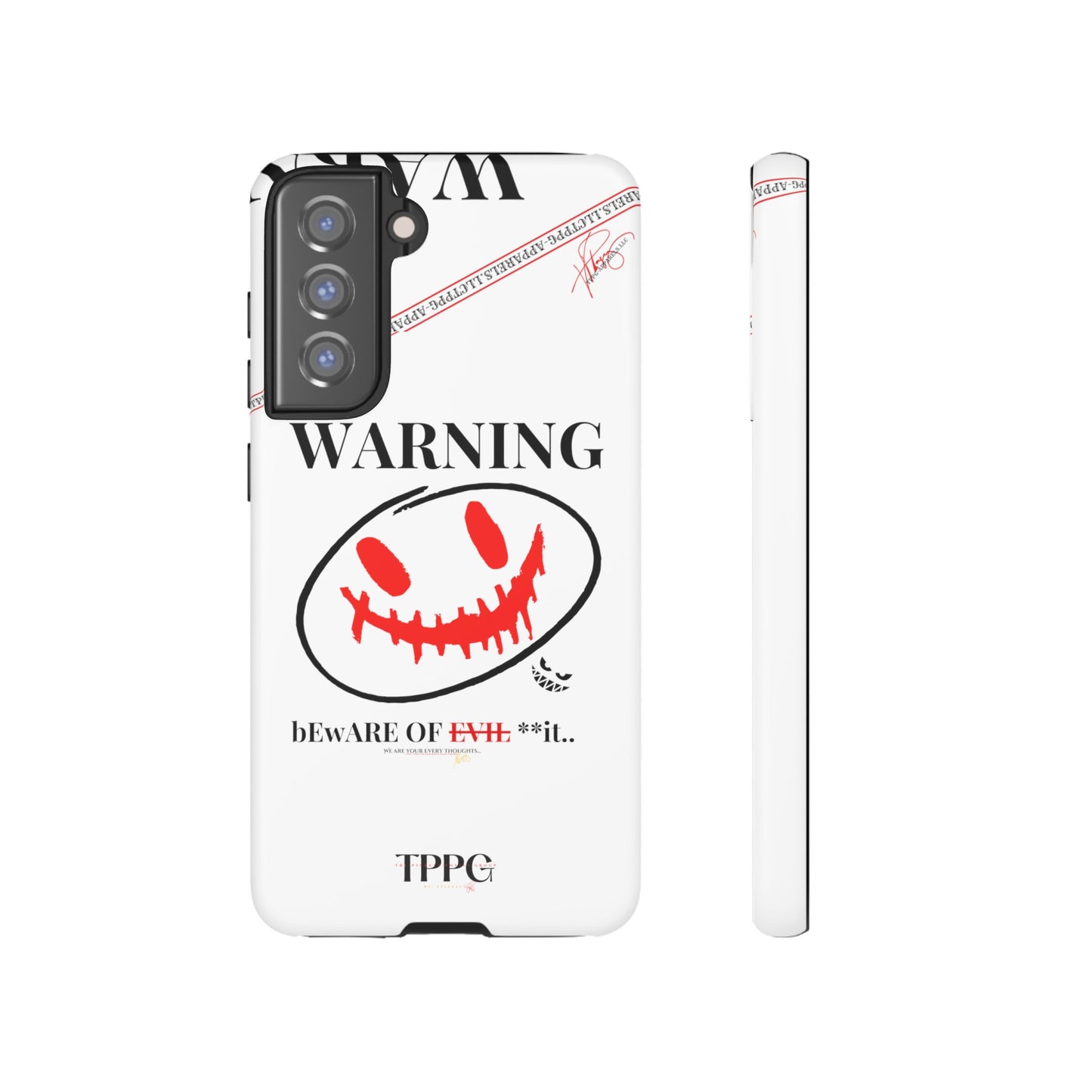 "WARNING-Evil"-Apple iPhones * Google Pixel * Samsung Galaxy Cases