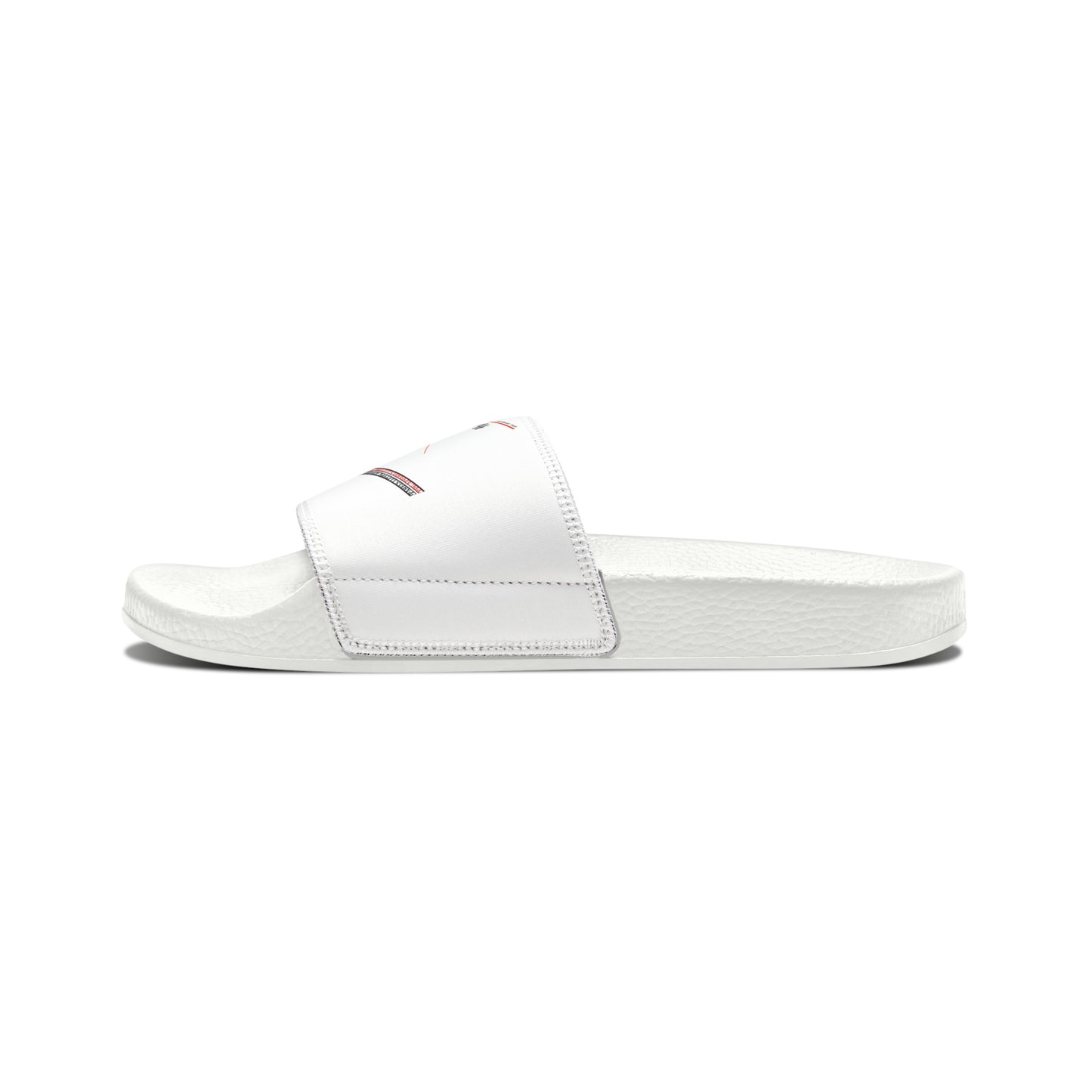 'TPPG-Apparels Brand' White "ATL Georgia" custom design for Men / Women's or Children Slide-On Sandals - 7ct  sizes