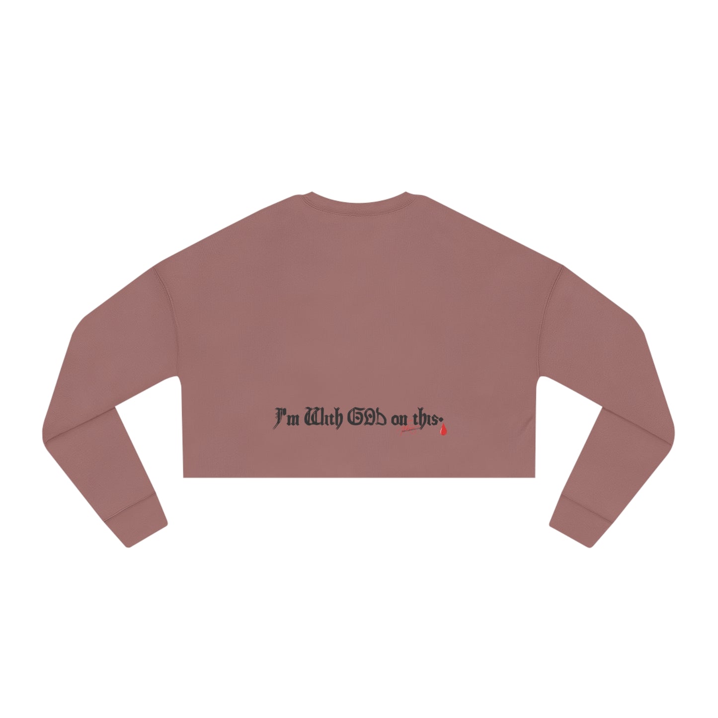 Women's Cropped "Sorry NOT Sorry" Sweatshirt