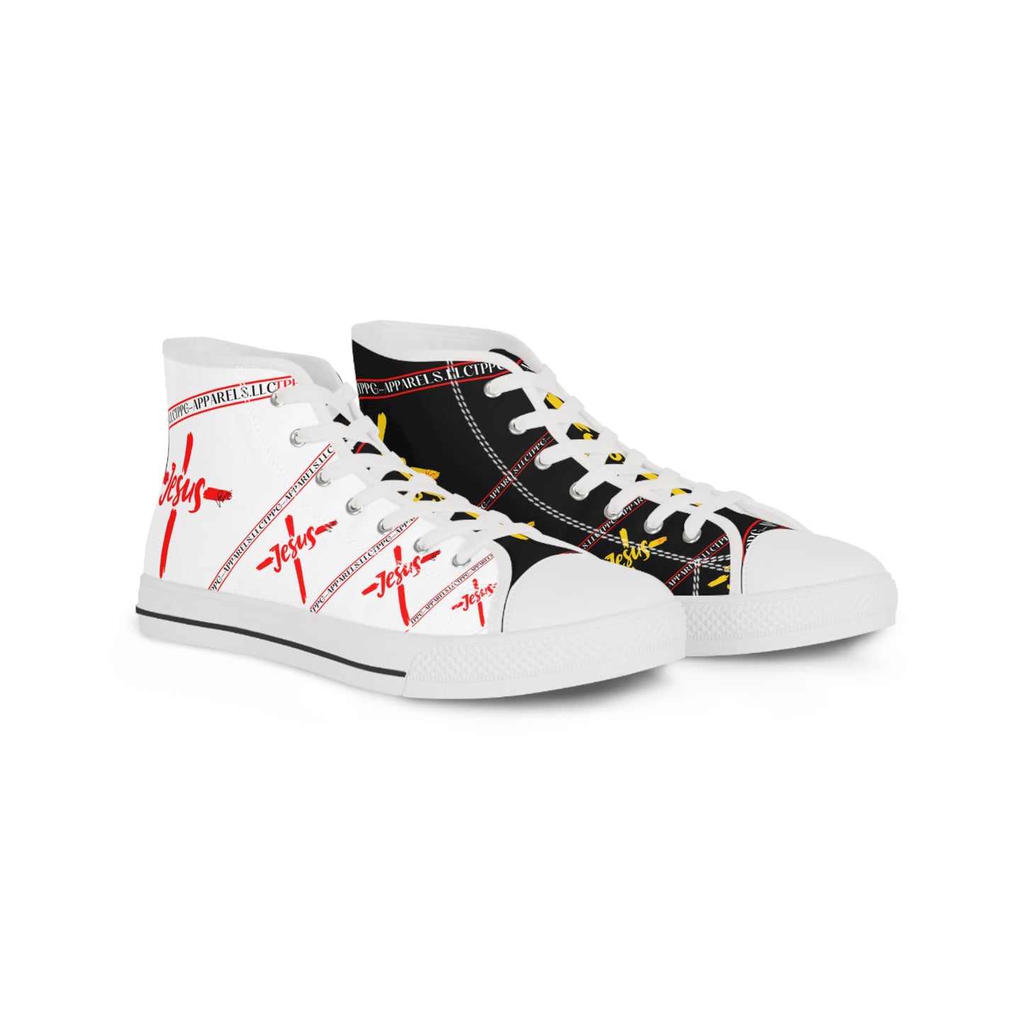 Men Sleek & Unique High Top Sneakers w/Jesus Design