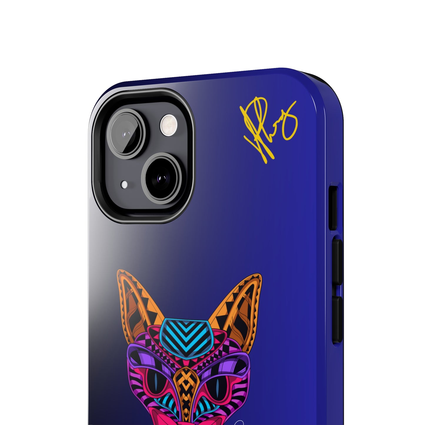 Cat Designs Phone Cases - iPhone/Samsung Galaxy & Google Pixel (Purple/Blue-Multi-Colored)