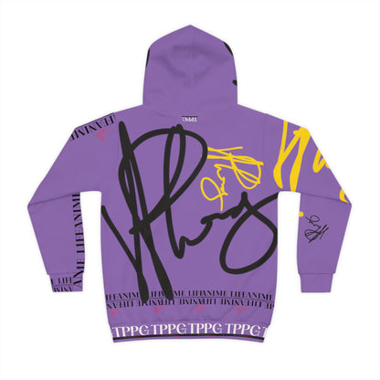 Children's "Anime Life" (Lt. Purple-Black/Yellow) "TPPG Logo" Hoodie in 6 sizes